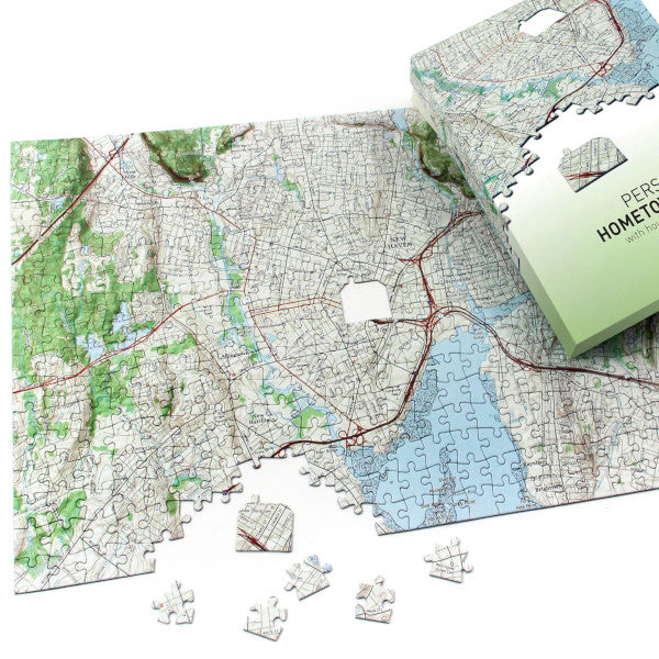 Personalised Map Jigsaw Puzzles