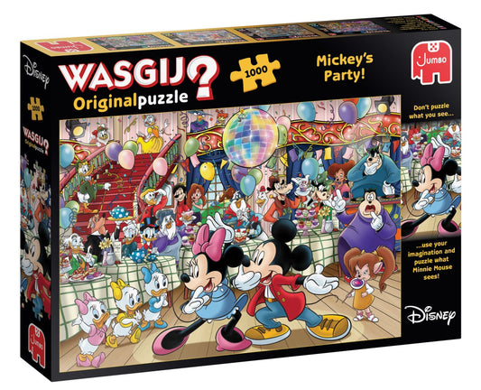 Wasgij Disney Mickeys Party 1000 Piece Jigsaw Puzzle