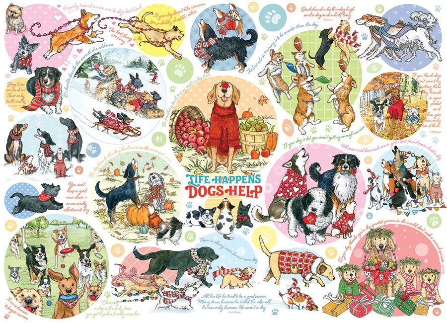 Dog Thoughts 1000 Piece Jigsaw Puzzle – All Jigsaw Puzzles
