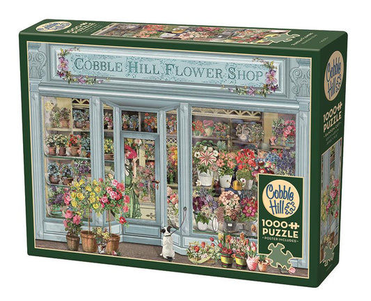Parisien Flower Shop 1000 Piece Jigsaw Puzzle