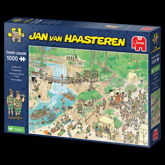 PRE-ORDER Jan Van Haasteren's Jungle Tours 1000 Piece Jigsaw Puzzle