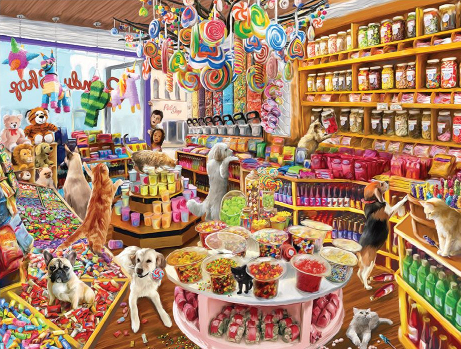 Candy Shop Carnage 1000 Piece Jigsaw Puzzle – All Jigsaw Puzzles