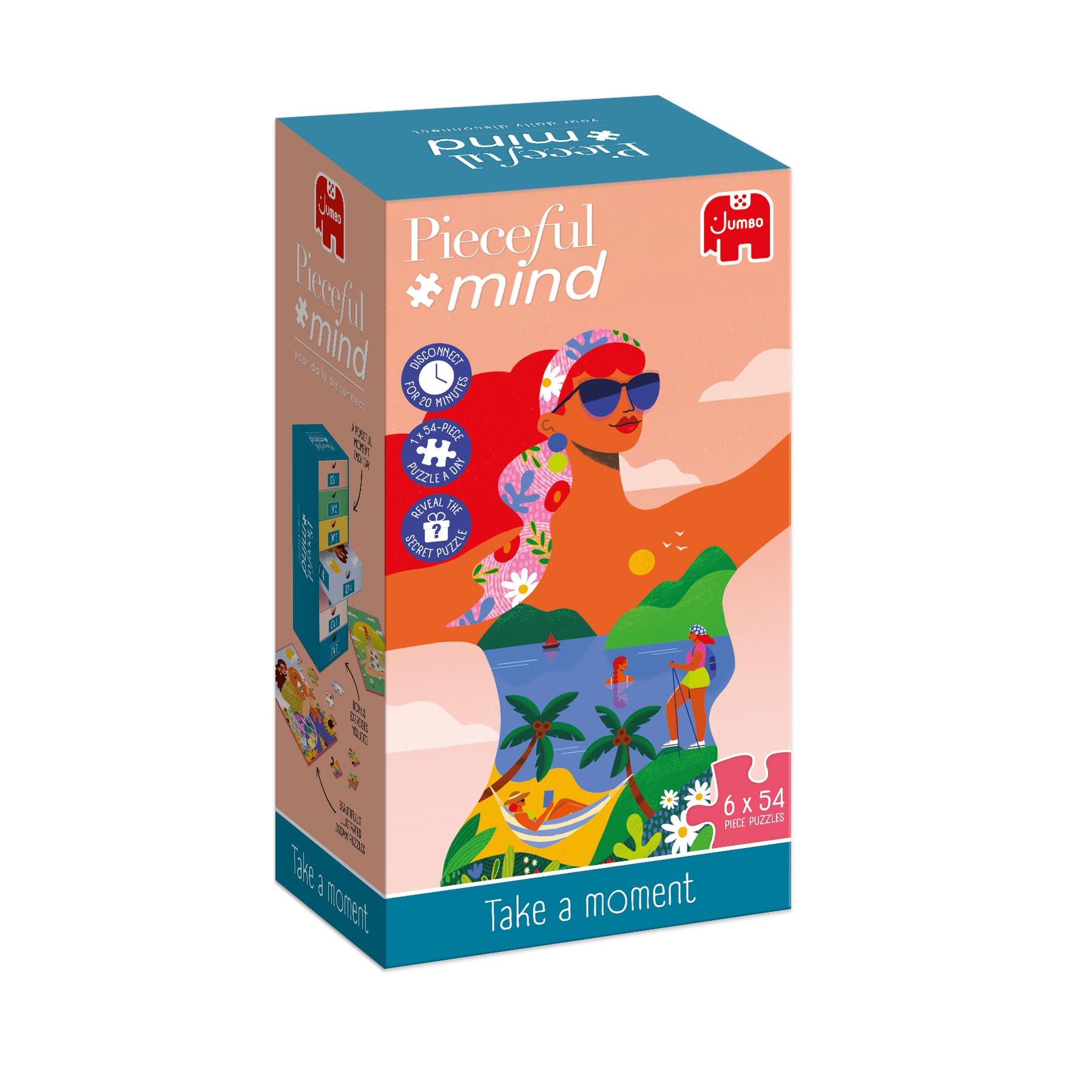 Pieceful Mind- Take a moment Jigsaw Set (7 x 54 Piece Puzzles