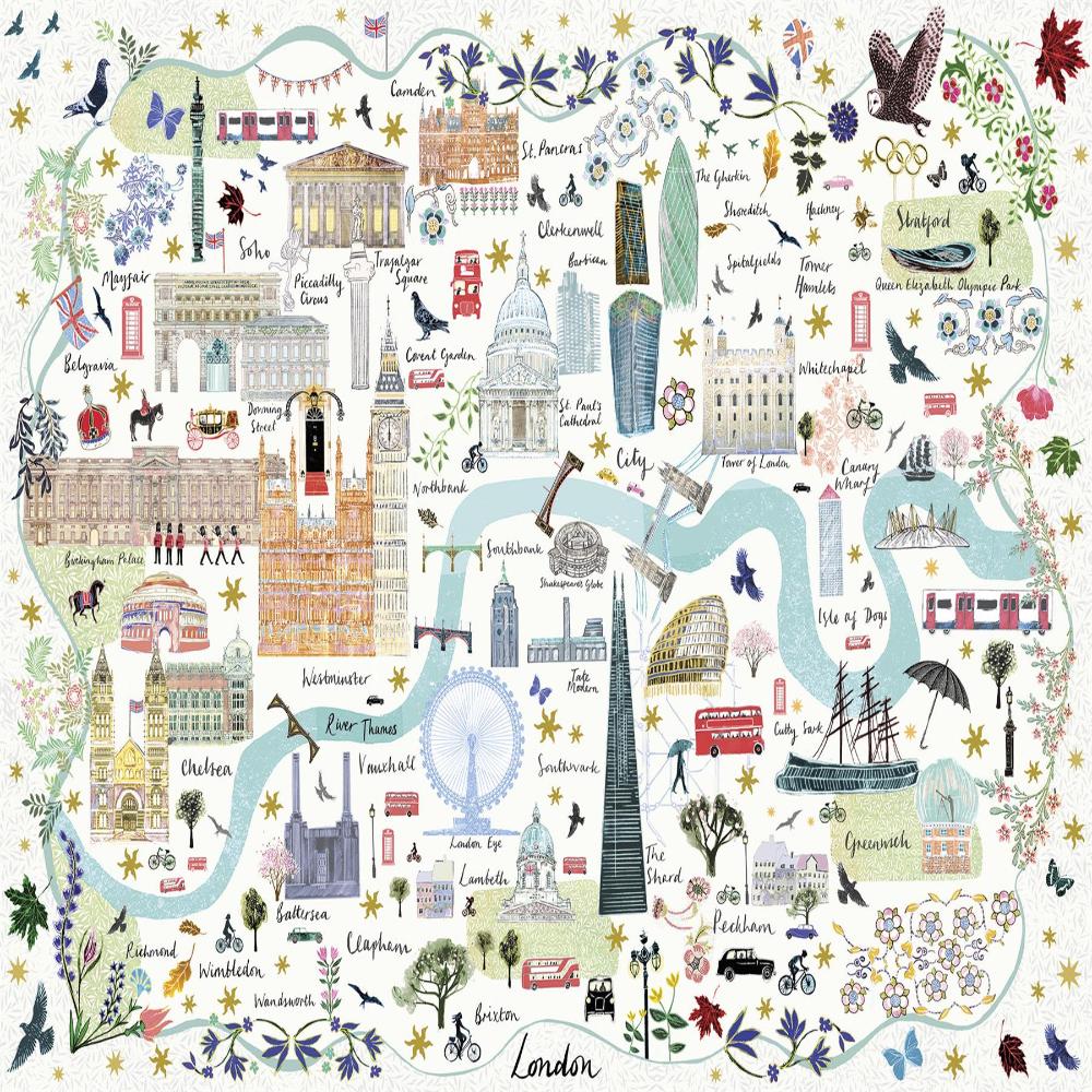 Archive Puzzle Series' London City Map, 1000 pcs. I thought this would