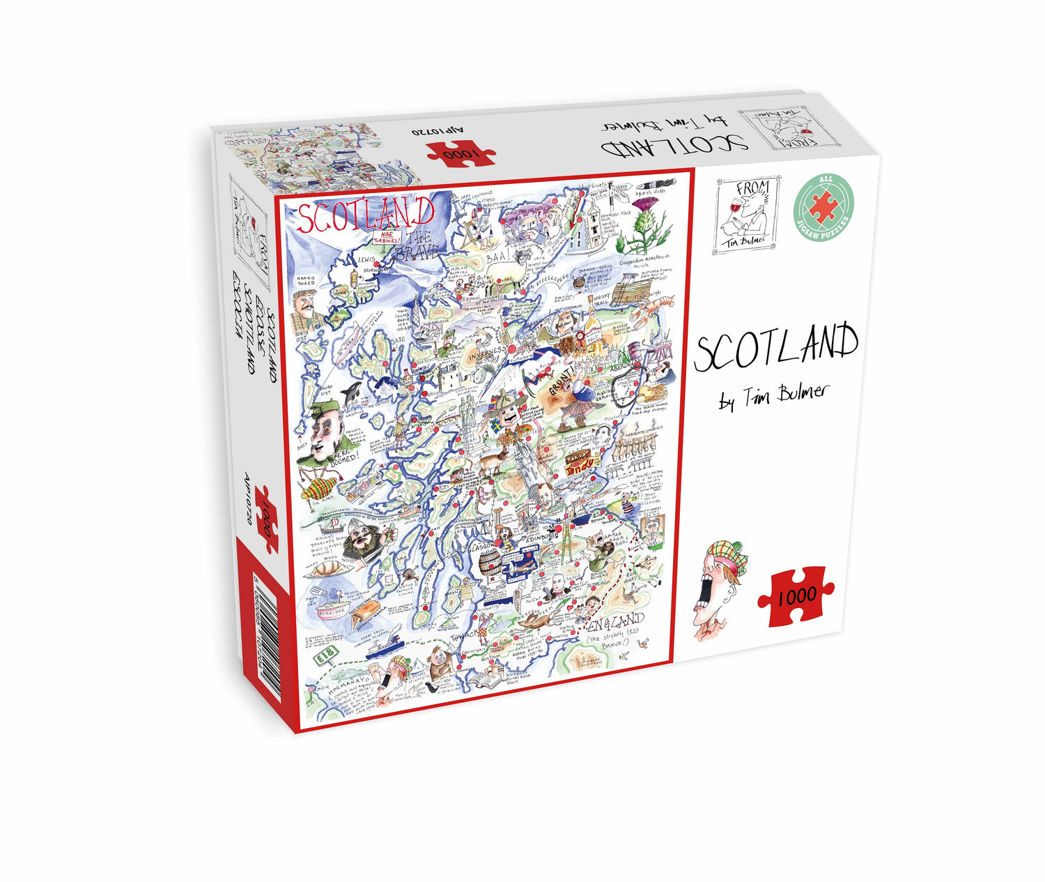 Tim Bulmer County and City Map Jigsaw Puzzles