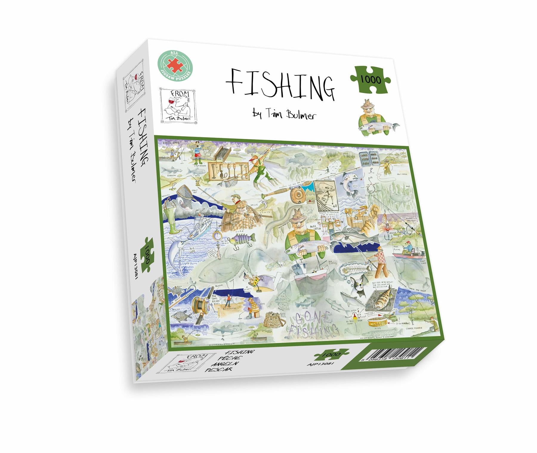Fishing - Tim Bulmer 1000 Piece Jigsaw Puzzle – All Jigsaw Puzzles