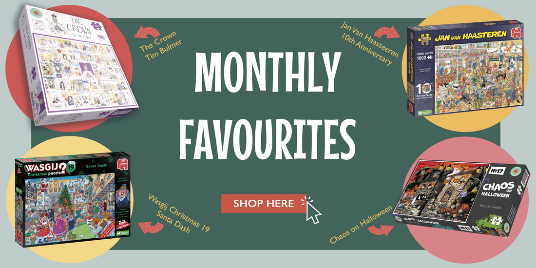 October's Monthly Favourite Jigsaw Puzzles
