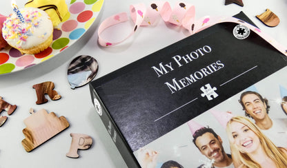 Mes souvenirs photo - Joyeux anniversaire - Puzzle en bois de 300 pièces