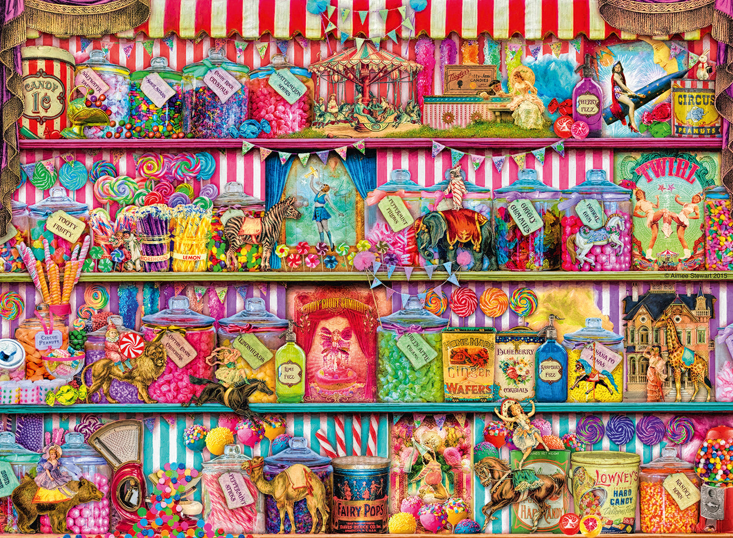 The Sweet Shop Aimee Stewart 500 Piece Jigsaw Puzzle