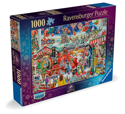 Christmas No29: Santa's Steam Train Grotto 1000 Piece Jigsaw Puzzle