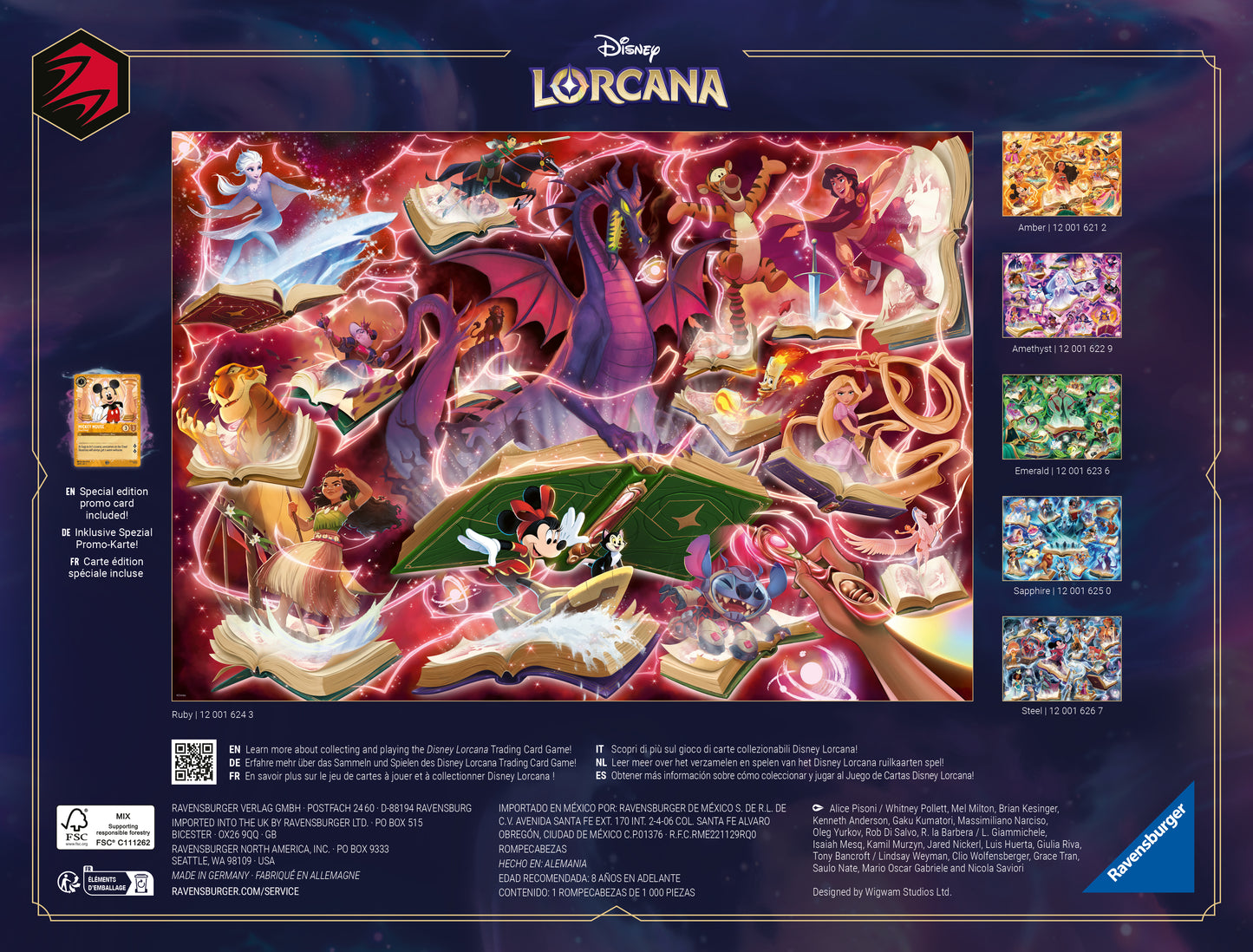 DLC Glimmers of the Realm: Ruby 1000 Piece Jigsaw Puzzle