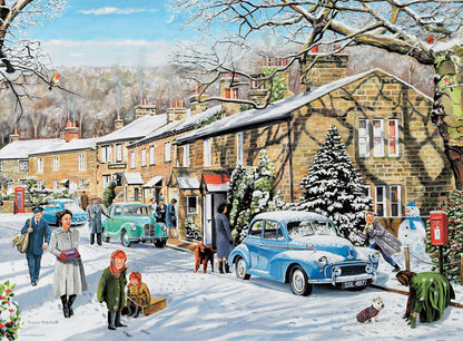 Happy Days No.9 Village Life 4 x 500 Piece Jigsaw Puzzle