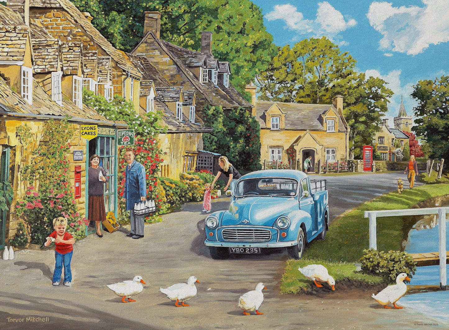 Happy Days No.9 Village Life 4 x 500 Piece Jigsaw Puzzle