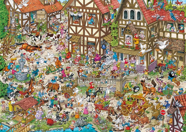 Ray's Comic Series - Time Travel No. 2 Middle Ages 1000 Piece Jigsaw Puzzle