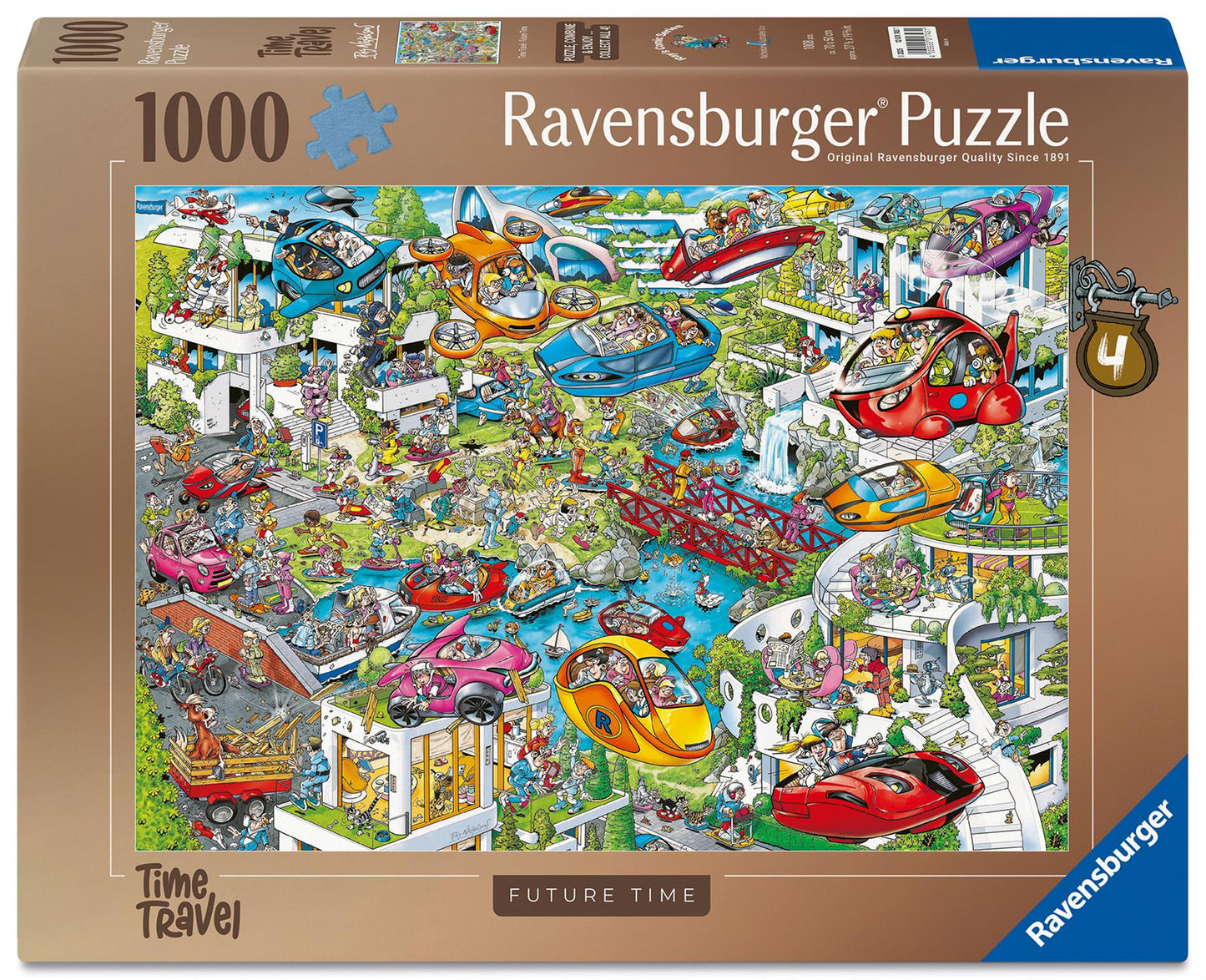 Ray's Comic Series - Time Travel No.4 in the Future 1000 Piece Jigsaw Puzzle
