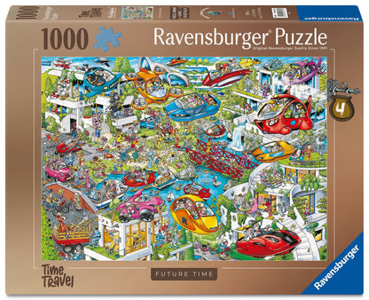 Ray's Comic Series - Time Travel No.4 in the Future 1000 Piece Jigsaw Puzzle