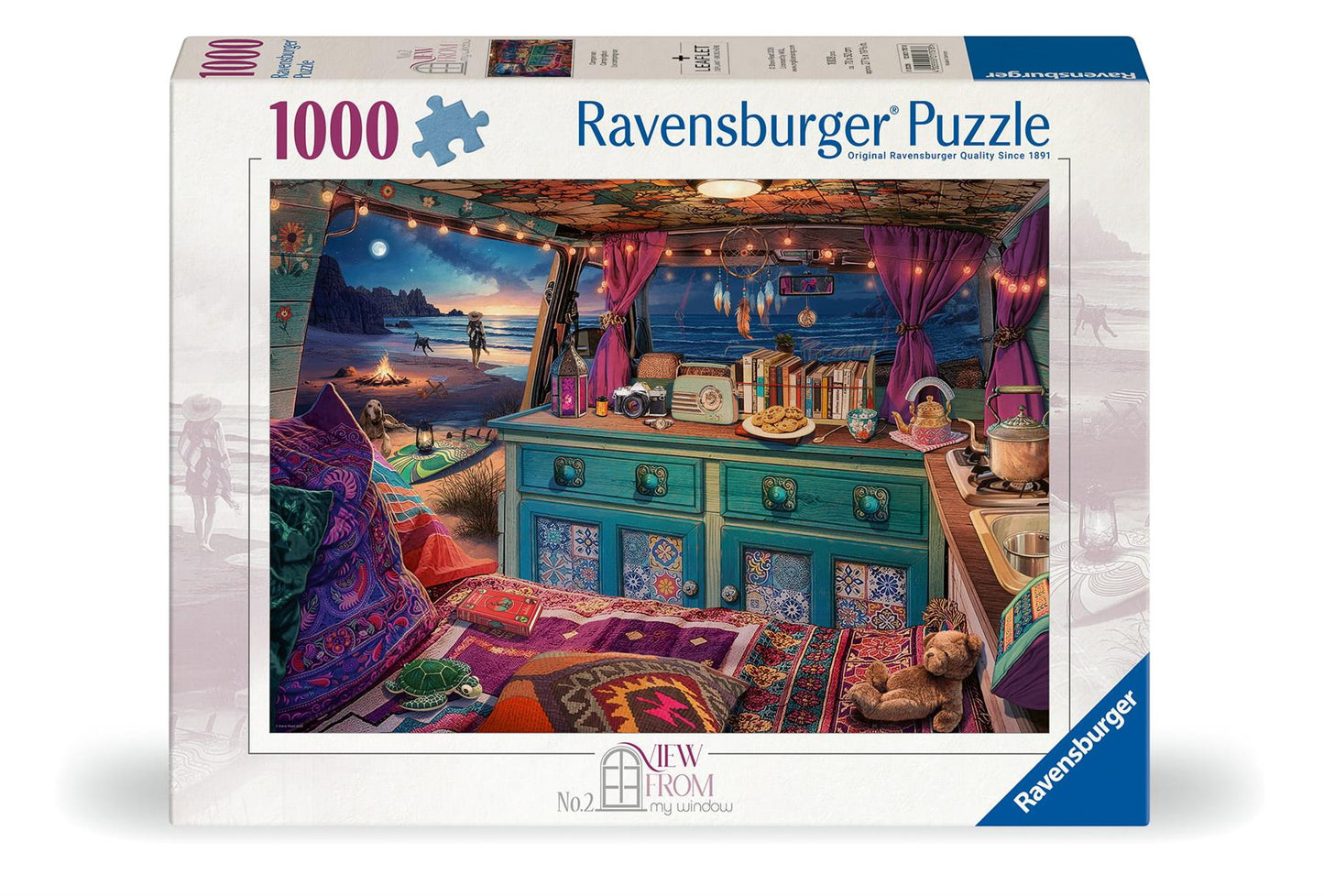 View from my Window No.2: Campervan 1000 Piece Jigsaw Puzzle