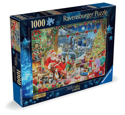 PRE-ORDER Ravensburger Christmas Limited Edition No.30 Santa Takes a Break 1000 Piece Jigsaw Puzzle