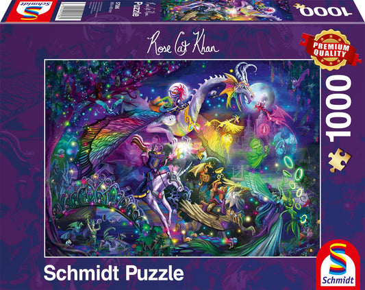 Rose Cat Khan: Summer Night Circus 1000 Piece Jigsaw Puzzle