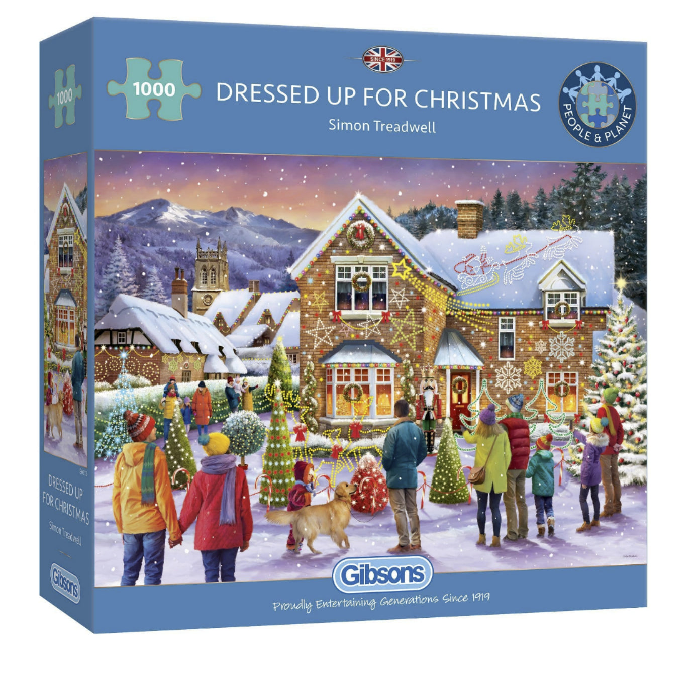 Dressed Up for Christmas 1000 Piece Jigsaw Puzzle
