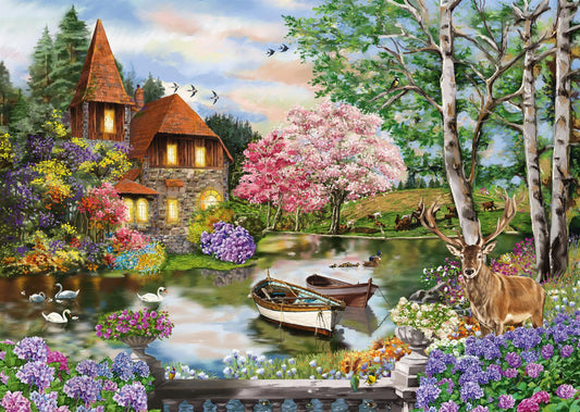 House on the Lake 1000 Piece Jigsaw Puzzle