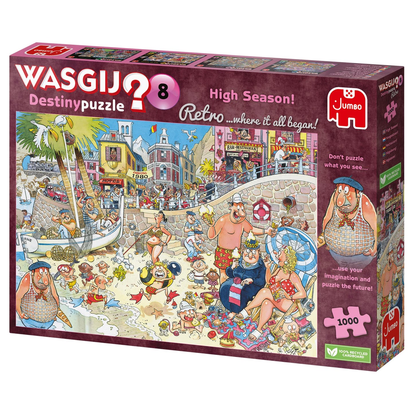 Wasgij Retro Destiny 8 High Season!  1000 Piece Jigsaw Puzzle