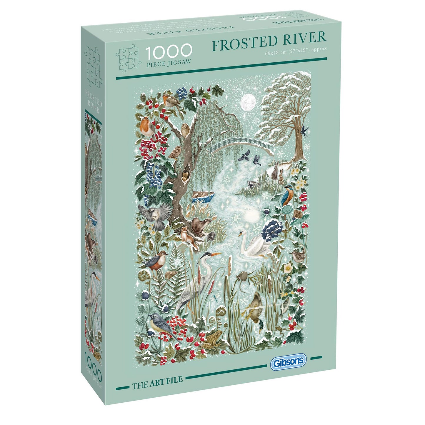 Frosted River 1000 Piece Jigsaw Puzzle