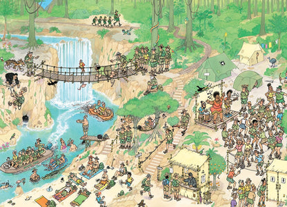 Puzzle 1000 pièces Jungle Tours de Jan Van Haasteren