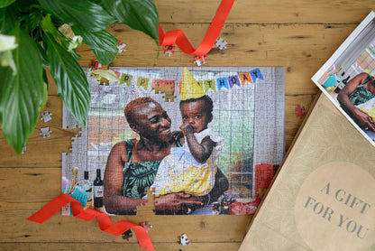 Puzzle photo personnalisé de 400 pièces
