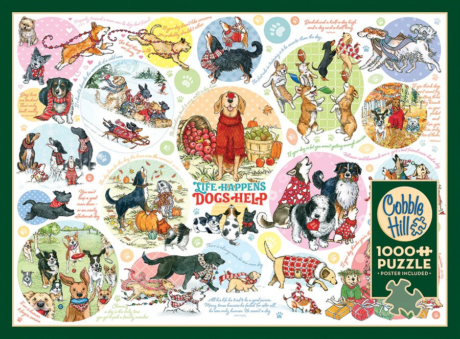 Dog Thoughts 1000 Piece Jigsaw Puzzle
