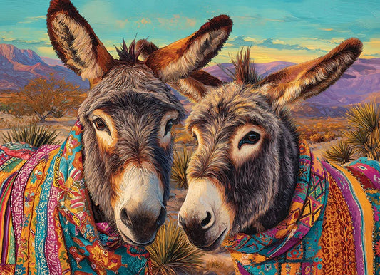 Dos Burros 500 Piece Jigsaw Puzzle