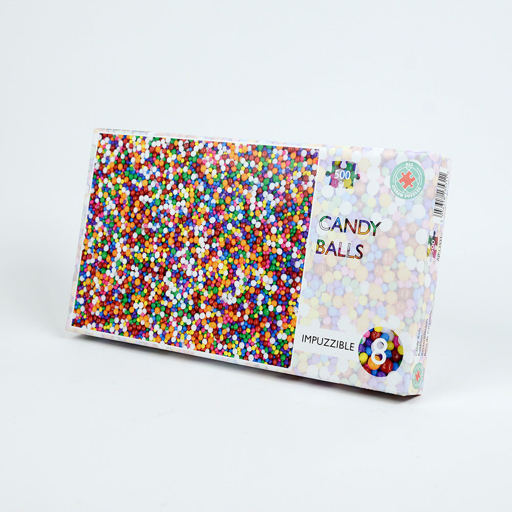 500 Teile Candy Balls Puzzle – Extrem Schwierig, Bunt, Für Puzzle-Profis