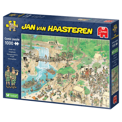 Puzzle 1000 pièces Jungle Tours de Jan Van Haasteren