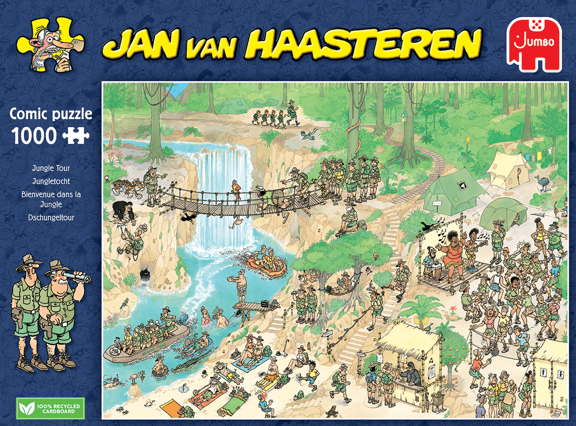 Puzzle 1000 pièces Jungle Tours de Jan Van Haasteren