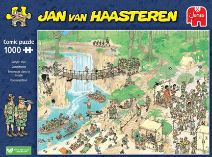Puzzle 1000 pièces Jungle Tours de Jan Van Haasteren