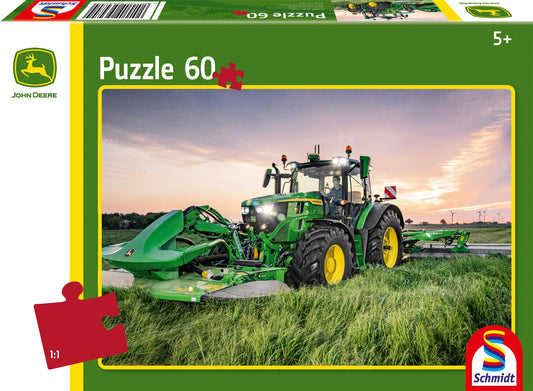 John Deere: Tractor 6R 185 60 Piece Jigsaw Puzzle