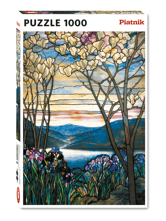 Tiffany Magnolias & Irises 1000 Piece Jigsaw Puzzle