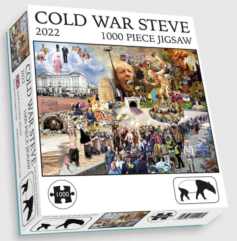 Steve Reeves Puzzles Cold War Steve '2022' 1000 Piece Jigsaw Puzzle | All Jigsaw Puzzles UK
