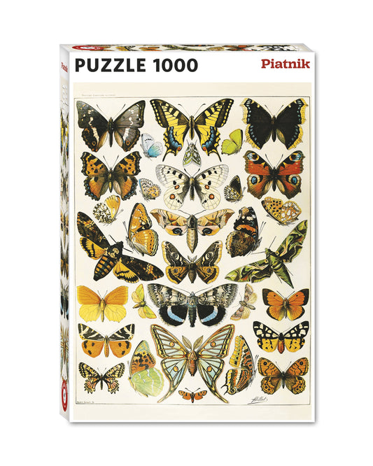 Schmetterlinge und Motten, 1000-teiliges Puzzle