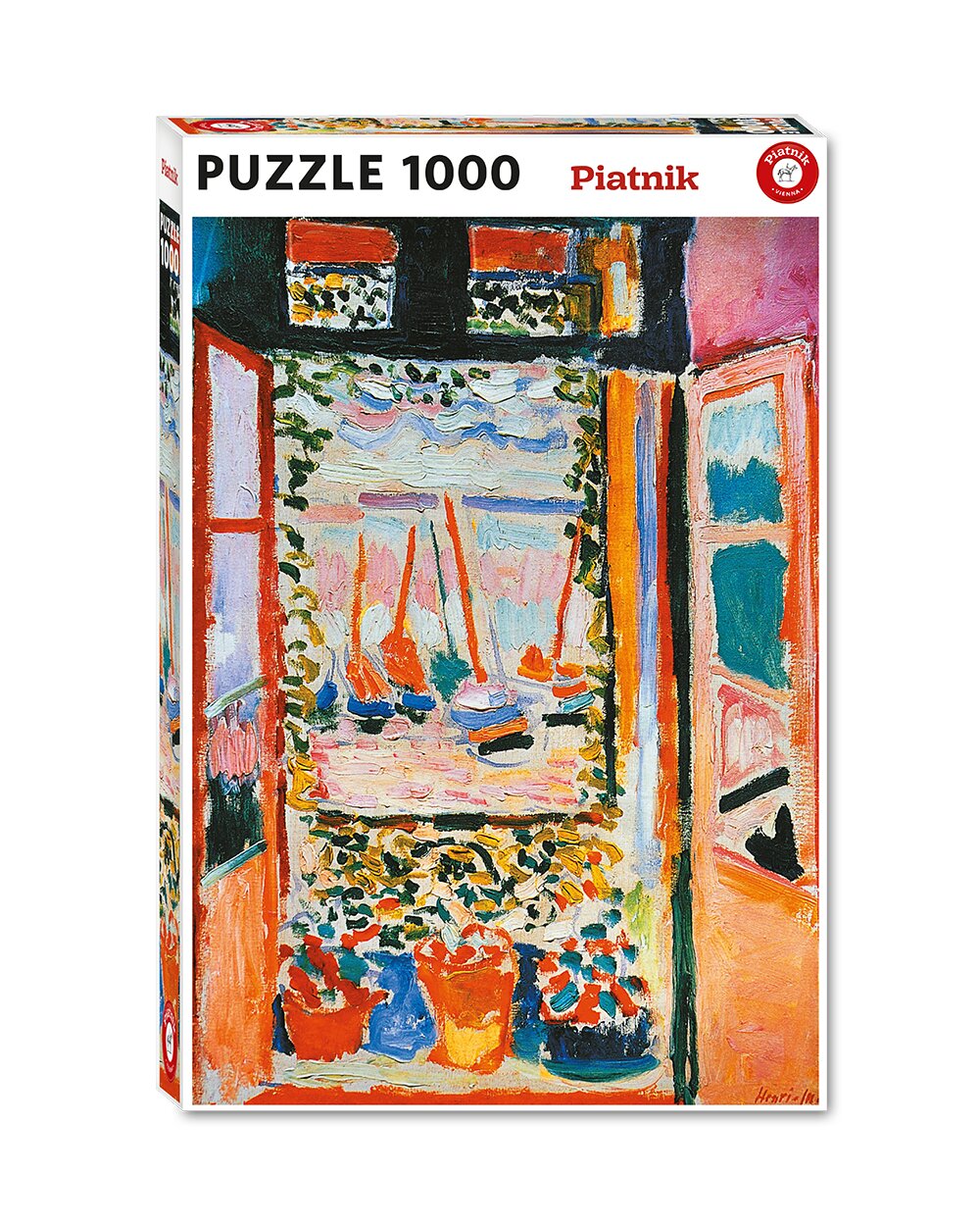 Matisse – Offenes Fenster, 1000-teiliges Puzzle (Februar/März)