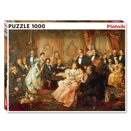 von Bayros, Evening with Johann Strauss 1000 Piece Jigsaw Puzzle