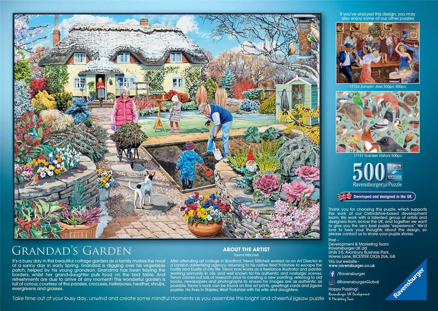 Grandad's Garden 500 Piece Jigsaw Puzzle