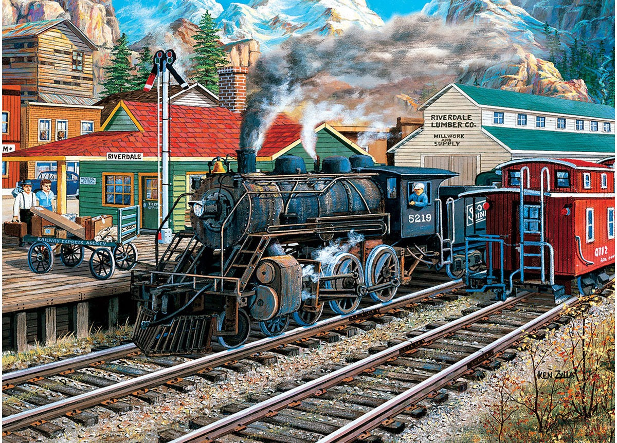 The Old Depot Station 1000 Piece Jigsaw Puzzle – All Jigsaw Puzzles