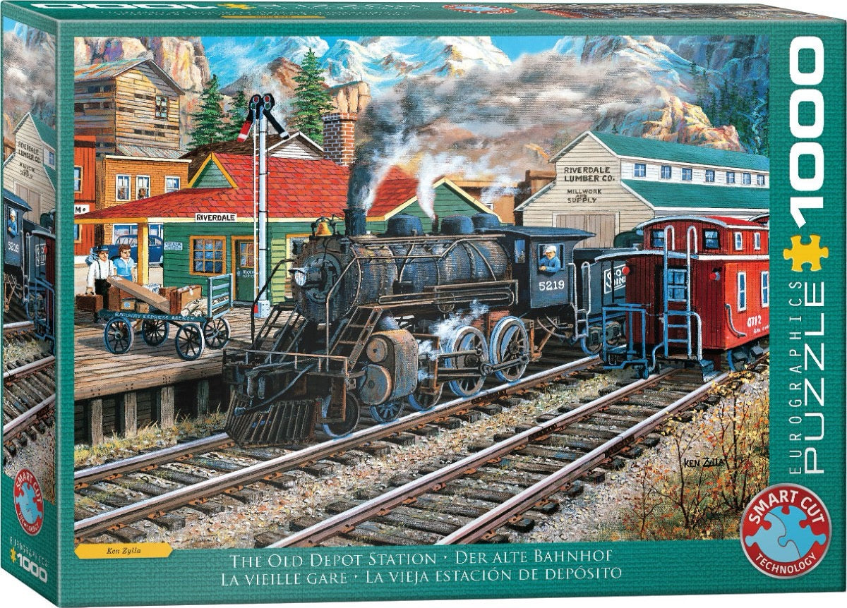 The Old Depot Station 1000 Piece Jigsaw Puzzle – All Jigsaw Puzzles