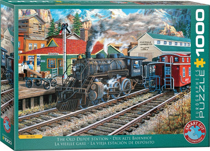 The Old Depot Station 1000 Piece Jigsaw Puzzle