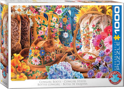 Cowgirl Boots by Lars Stewart 1000 Piece Jigsaw Puzzle