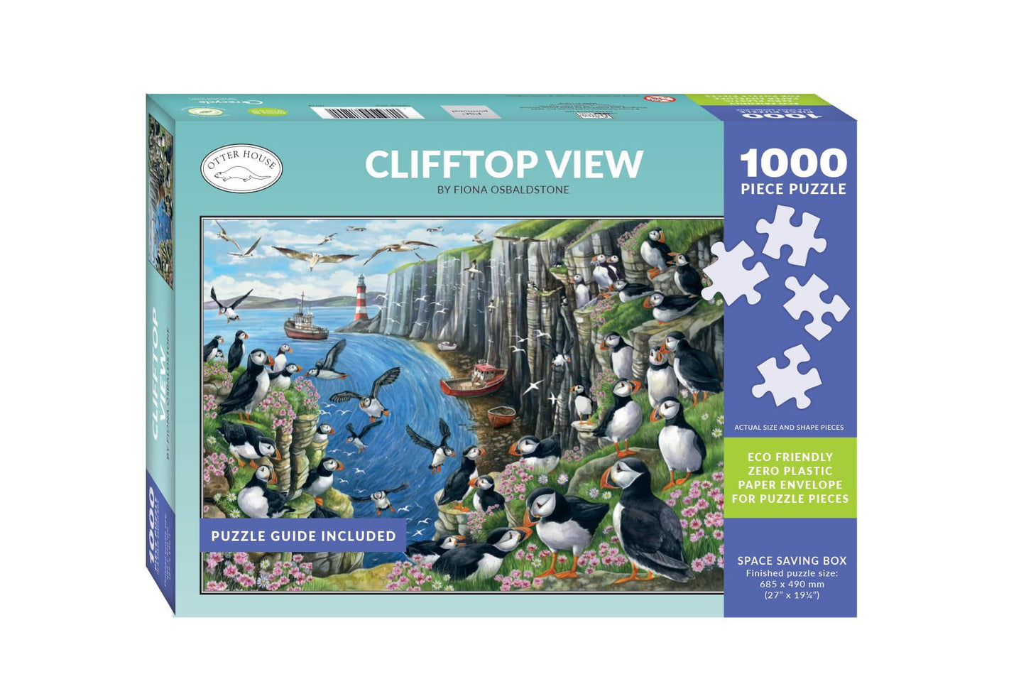 Clifftop View 1000 Piece Jigsaw Puzzle