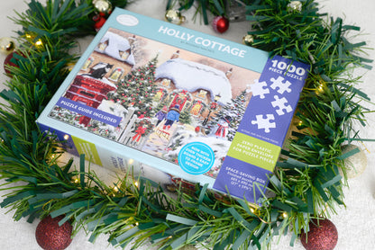 Holly Cottage - 1000 Piece Jigsaw Puzzle