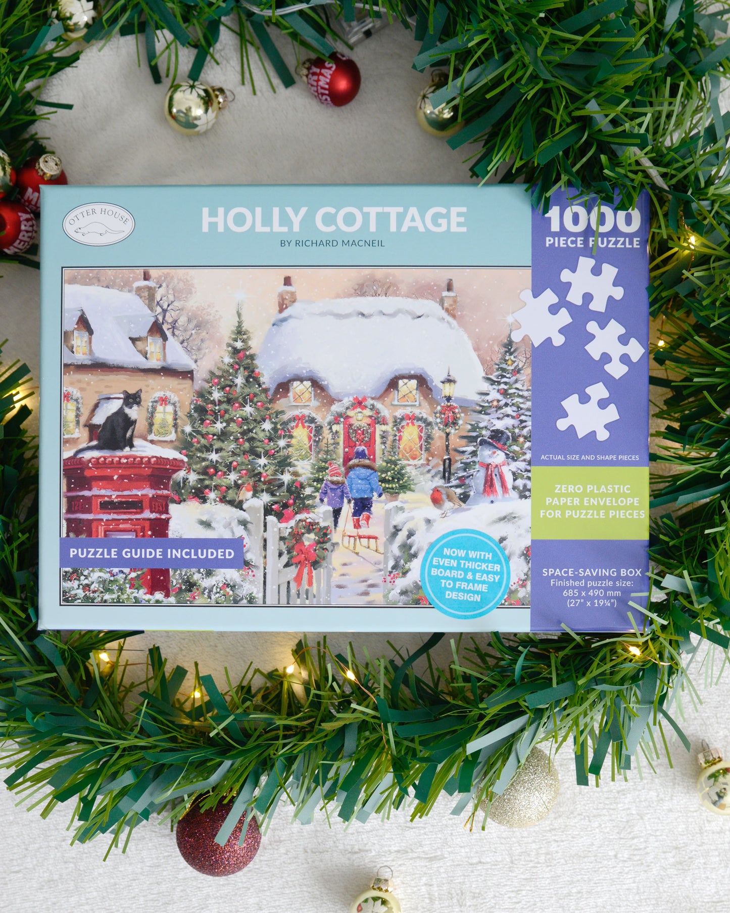 Holly Cottage - 1000 Piece Jigsaw Puzzle