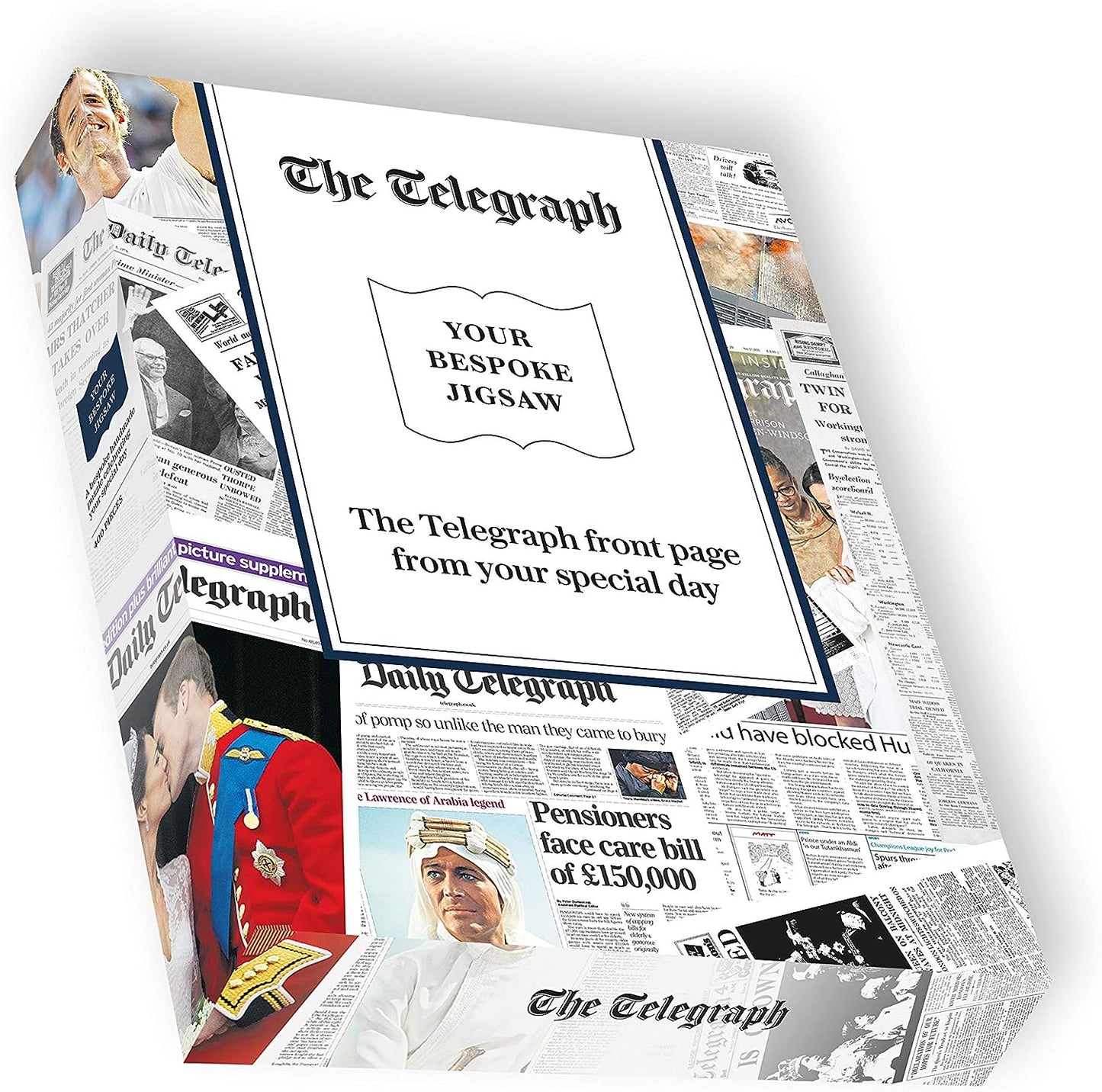 Personalised "The Telegraph" Front Page 400 Piece Jigsaw Puzzle